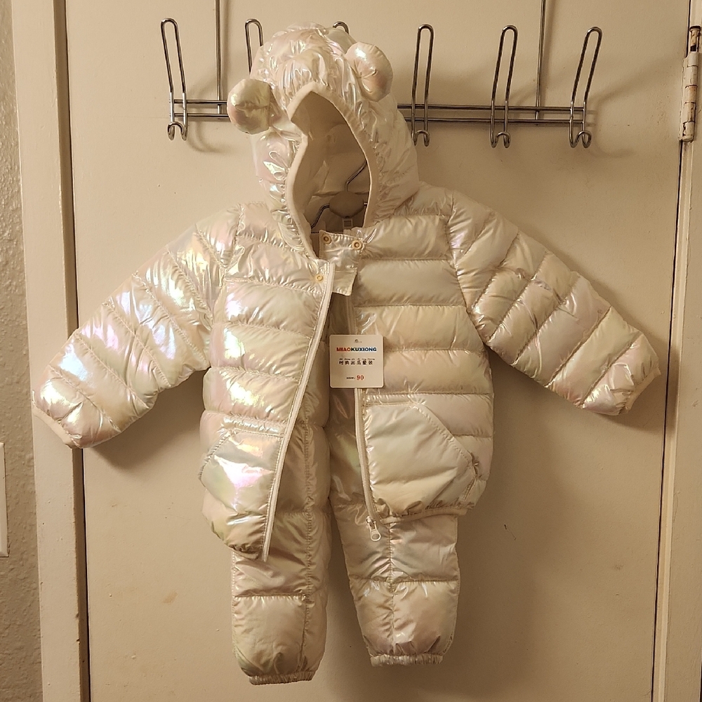 Nwt. Bear Puffer Jacket & Pants Set 2-3yrs